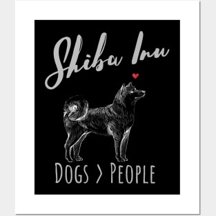 Shiba Inu - Dogs > People Posters and Art